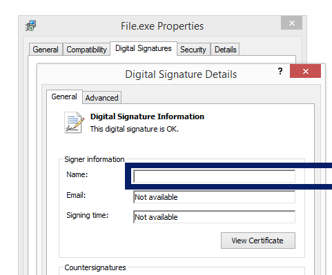 Screenshot of the Advanced Micro Devices certificate